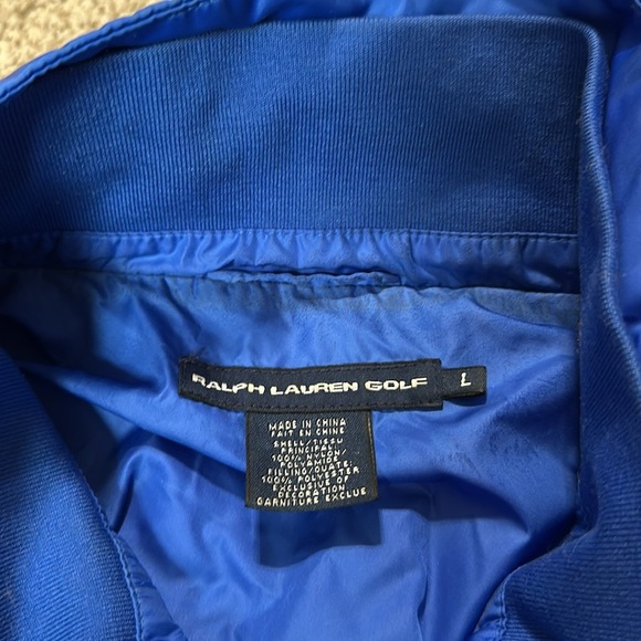 Polo Ralph Lauren Golf Blue Jacket Large Lightweight - Picture 3 of 8
